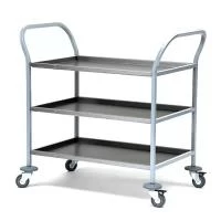 Тележка для сервировки ТДСп 800x500x860 «Profi Ral» (3 уровня)