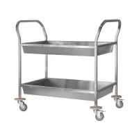 Тележка для сбора посуды ТДПп 800x500x860 «Profi Ral» (2 уровня)