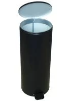 Урна с педалью 30 л (чёрная)